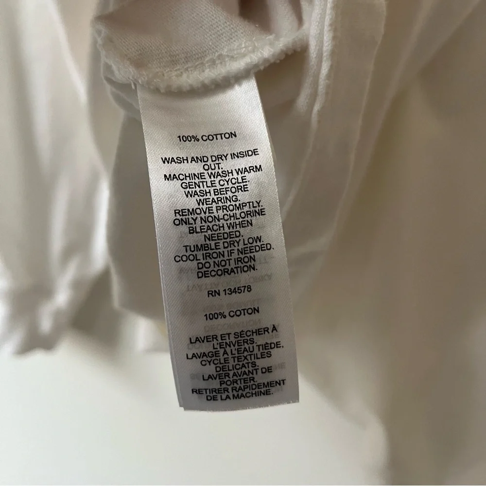 Men's Vineyard Vines Long Sleeve T-Shirt Large White